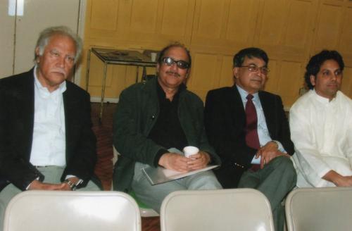 Fahim-Akhter-with-Raza-Ali-Abidi-BBC-BroadcasterLondonUK-Rifat-ShamimDirector-WriterPoet.LondonUK-Basit-Kanpuri-PoetLondonUK-1024x671