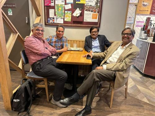 Fahim Akhter with Khalil ur Rahman